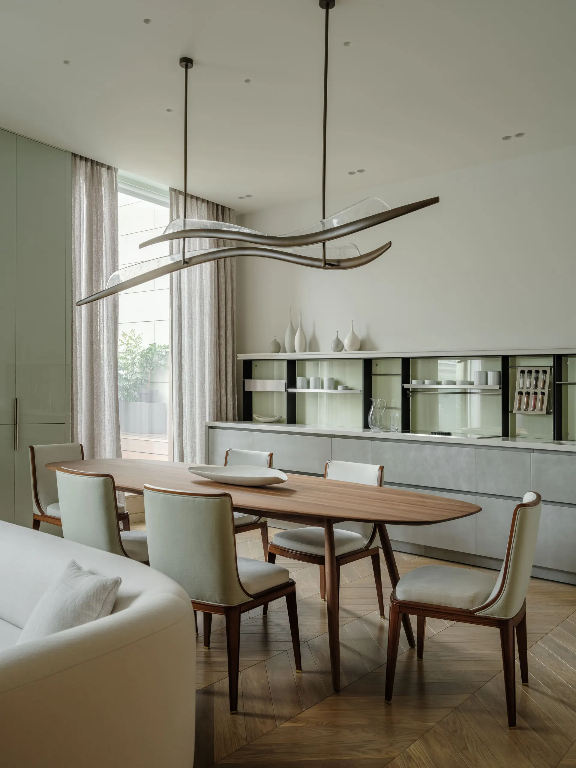 Restaurant dining interior in Lahore