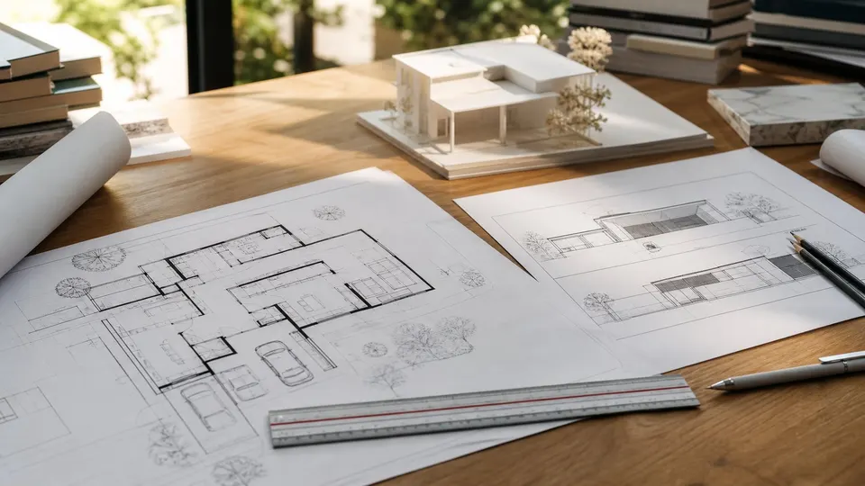 3D exterior views – Educational Building Design
